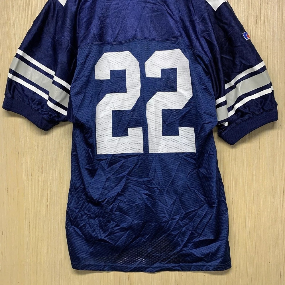 Russell Athletic Jersey Adult Large Blue Short Sleeve Men's #22 Athletic 90s - Picture 15 of 15